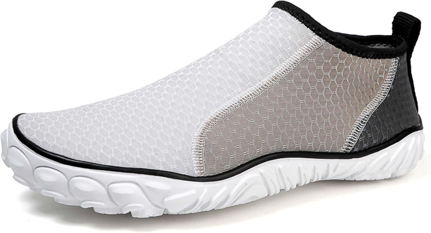 Мужские и женские водные туфли для взрослых, быстро сохнущие, обувь для босых ног, противоскользящие, для водного спорта, для серфинга на открытом воздухе, пляжа, плавания, йоги, танцев, фитнеса и езды Generic, серый
Мужские и женские водные туфли для взрослых, быстро сохнущие, обувь для босых ног, противоскользящие, для водного спорта, для серфинга на открытом воздухе, пляжа, плавания, йоги, танцев, фитнеса и езды Generic, серый