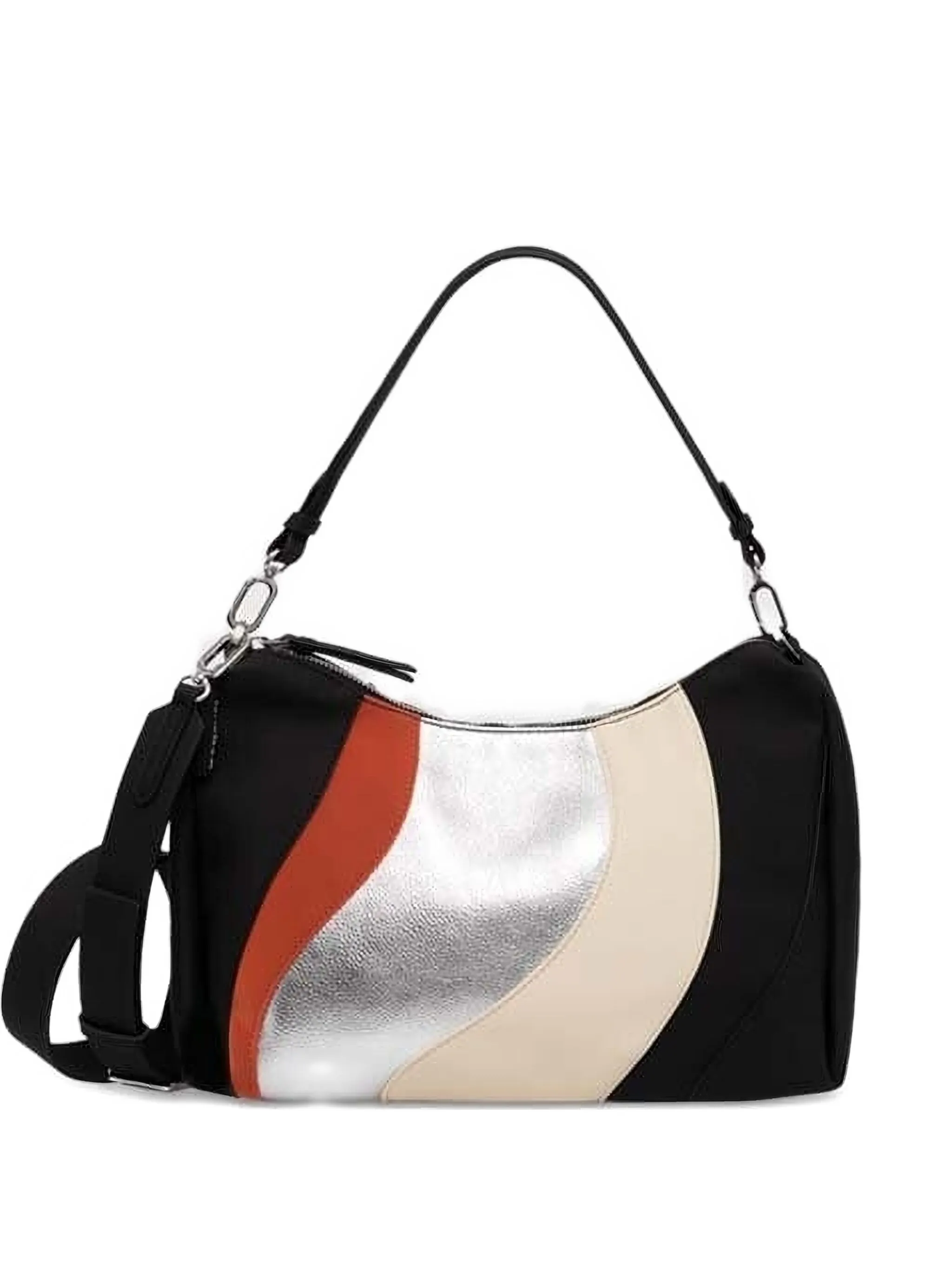 Сумка на плечо с эффектом металлик Desigual, черный
Сумка на плечо с эффектом металлик Desigual, черный