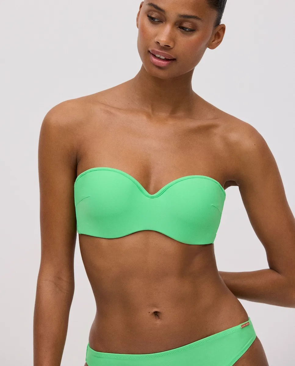 Зеленый бюстгальтер-бандо на косточках с подкладкой, чашка B Ysabel Mora, зеленый
Зеленый бюстгальтер-бандо на косточках с подкладкой, чашка B Ysabel Mora, зеленый