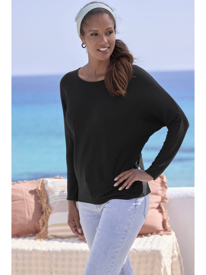 Лонгслив LASCANA, черный
Лонгслив LASCANA, черный