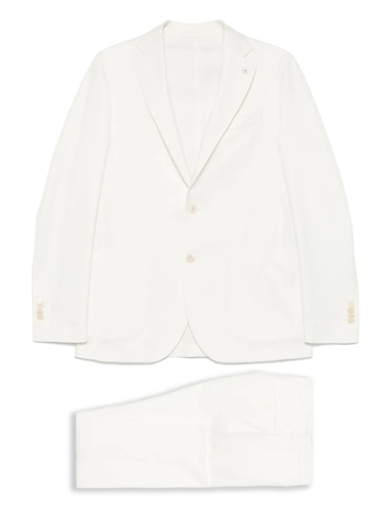 Костюм с узором в елочку LUIGI BIANCHI MANTOVA, белый
Костюм с узором в елочку LUIGI BIANCHI MANTOVA, белый