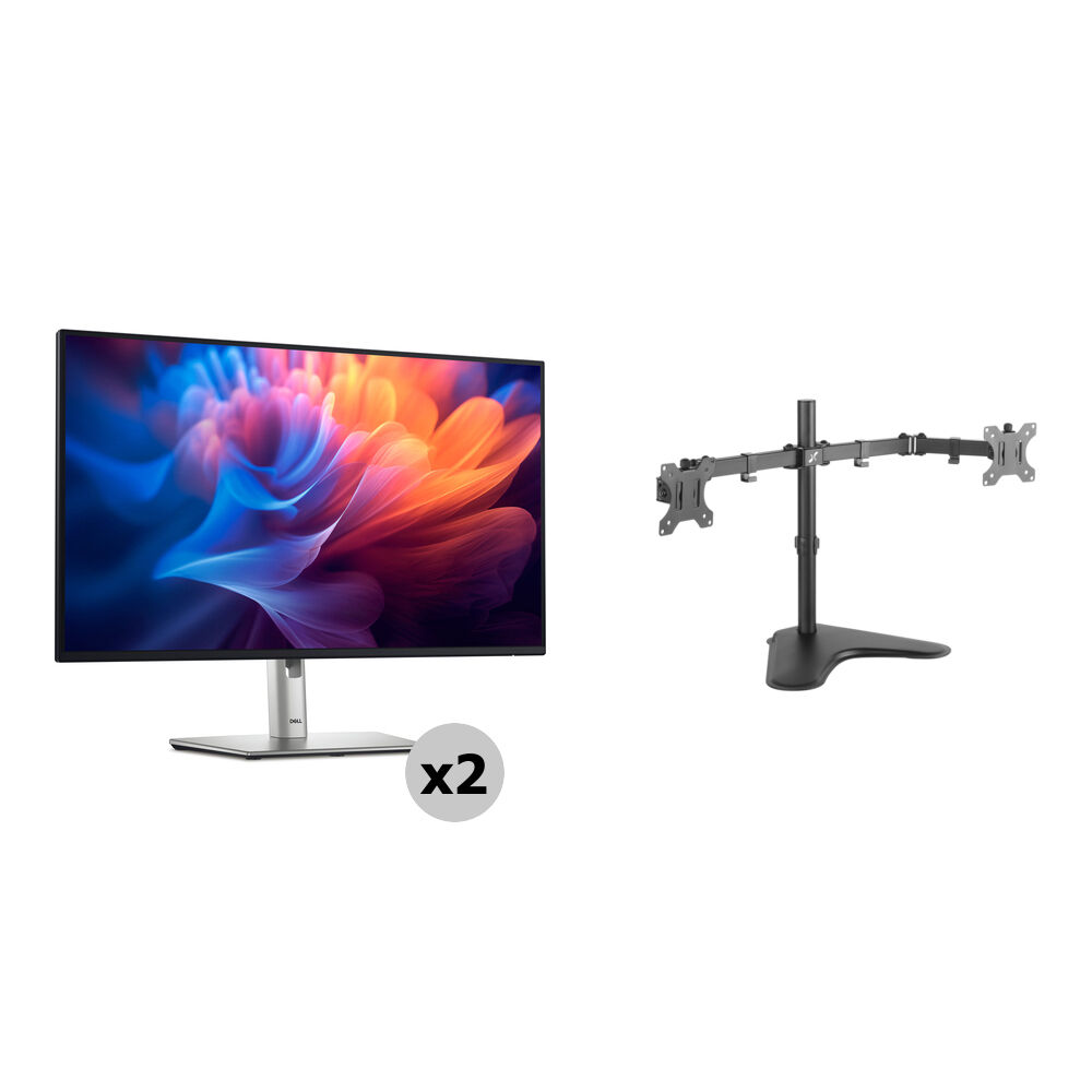 Комплект из двух мониторов Dell P2725H 27 дюймов
Комплект из двух мониторов Dell P2725H 27 дюймов