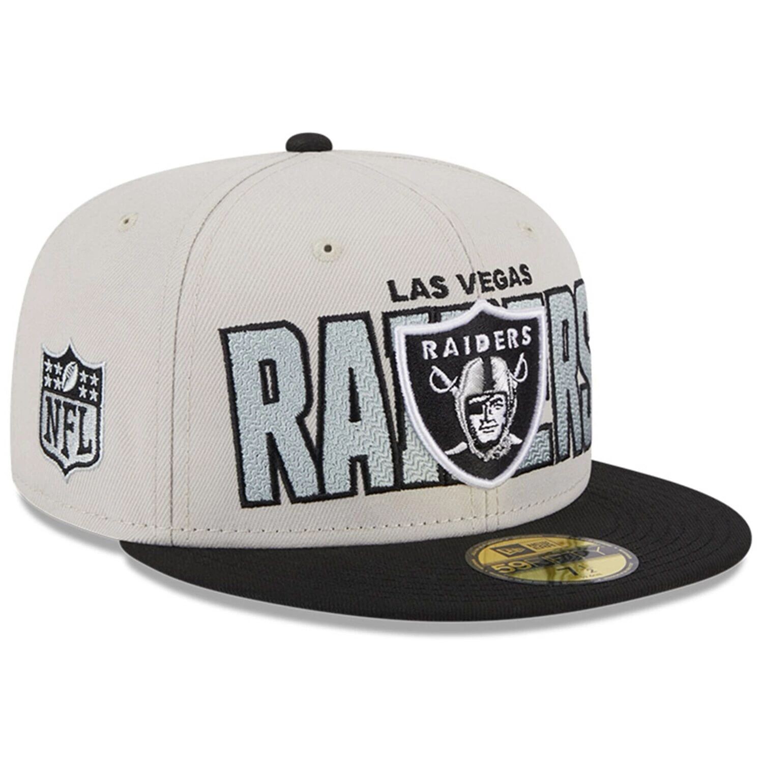 Мужская облегающая шляпа New Era Stone/черная Las Vegas Raiders 2023 NFL Draft On Stage 59FIFTY
Мужская облегающая шляпа New Era Stone/черная Las Vegas Raiders 2023 NFL Draft On Stage 59FIFTY