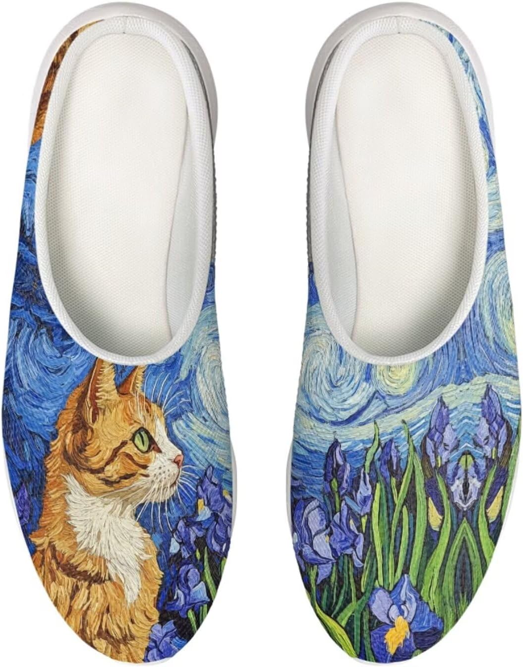 Сабо Forchrinse Iris Cat Starry Sky Garden для женщин, туфли-мюли с поддержкой свода стопы, сандалии для домашнего ухода за больными, легкие, Art Iris Cat
Сабо Forchrinse Iris Cat Starry Sky Garden для женщин, туфли-мюли с поддержкой свода стопы, сандалии для домашнего ухода за больными, легкие, Art Iris Cat