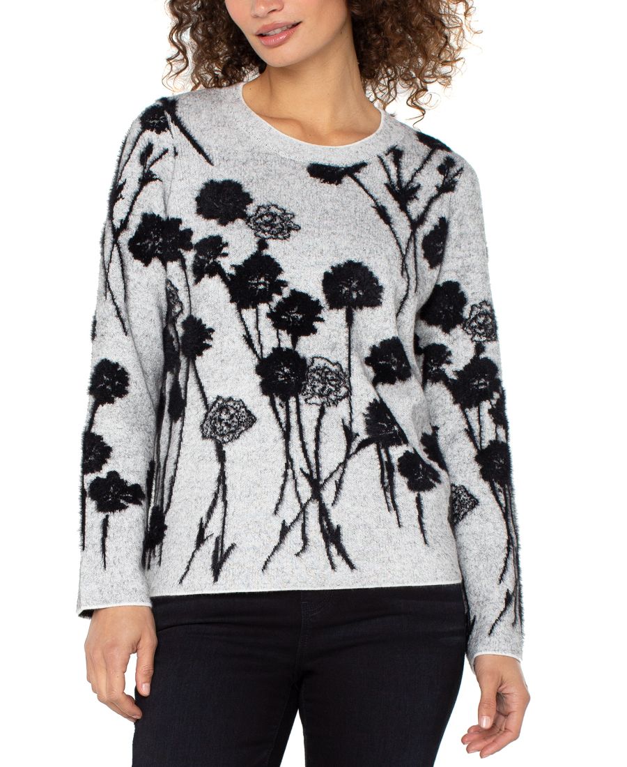 Укороченный свитер с длинными рукавами и круглым вырезом Liverpool Los Angeles, Light Gray
Укороченный свитер с длинными рукавами и круглым вырезом Liverpool Los Angeles, Light Gray