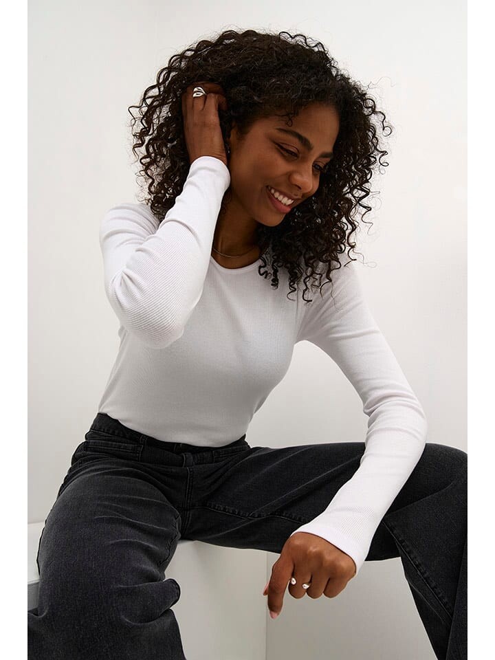 Лонгслив Kaffe Longsleeve, белый
Лонгслив Kaffe Longsleeve, белый