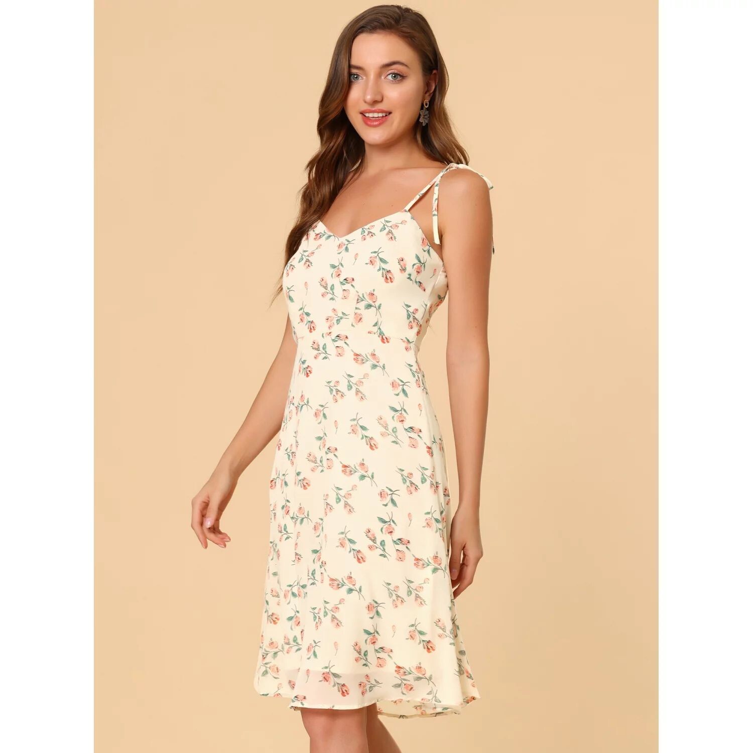 Женское платье на тонких бретельках, сарафан без рукавов с цветочным принтом ALLEGRA K, синий
Женское платье на тонких бретельках, сарафан без рукавов с цветочным принтом ALLEGRA K, синий