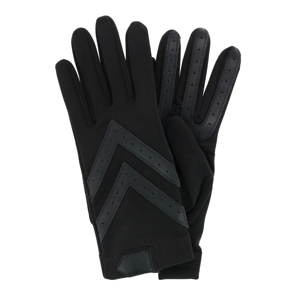 Женские зимние перчатки из спандекса для сенсорных экранов с шевронным запястьем Isotoner, черный
Женские зимние перчатки из спандекса для сенсорных экранов с шевронным запястьем Isotoner, черный