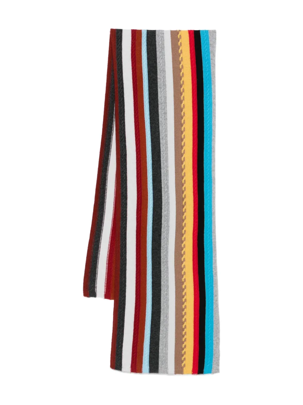 Полосатый шарф Paul Smith, черный
Полосатый шарф Paul Smith, черный