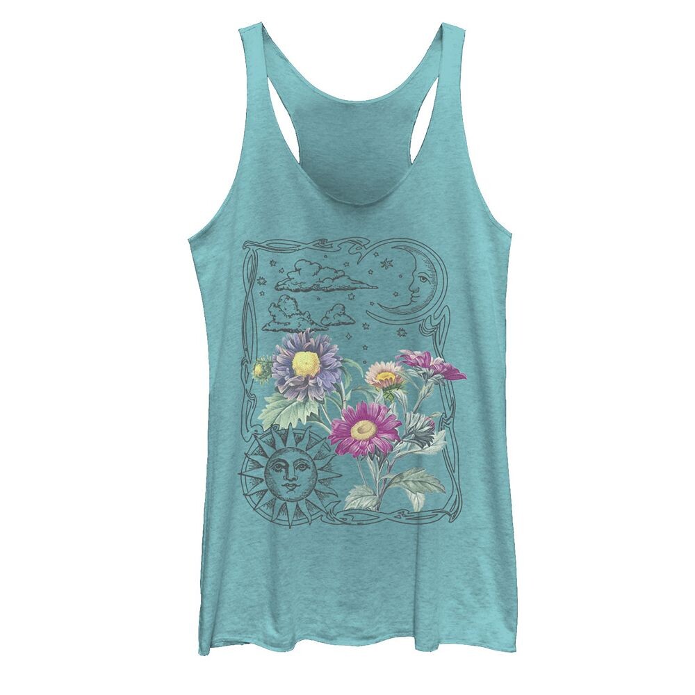 Майка с цветочным рисунком Sun & Moon для юниоров, цвет Tahiti Blue 
Майка с цветочным рисунком Sun & Moon для юниоров, цвет Tahiti Blue