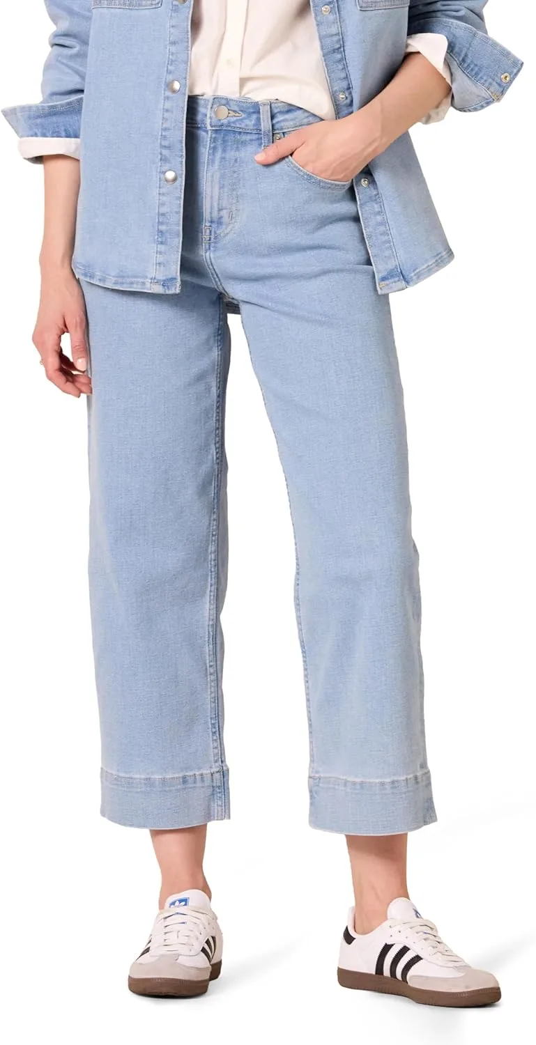 Amazon Essentials Женские джинсы High-Rise Regular-Fit Ankle-Length Wide-Leg
Amazon Essentials Женские джинсы High-Rise Regular-Fit Ankle-Length Wide-Leg