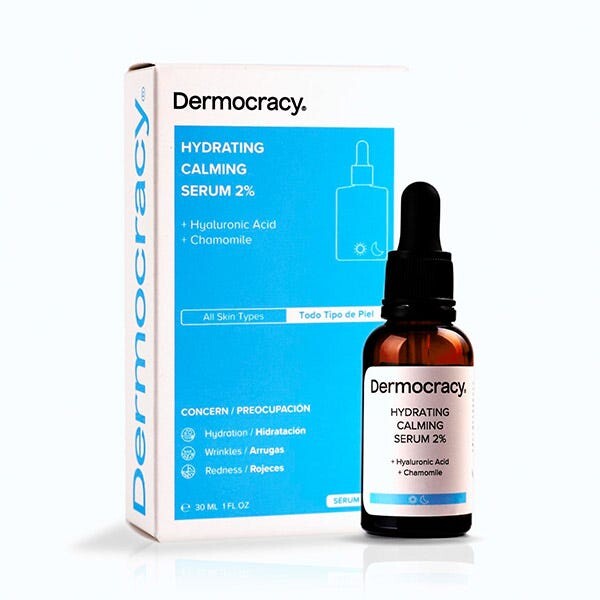 Увлажняющая успокаивающая сыворотка 2% 30 мл Dermocracy
Увлажняющая успокаивающая сыворотка 2% 30 мл Dermocracy
