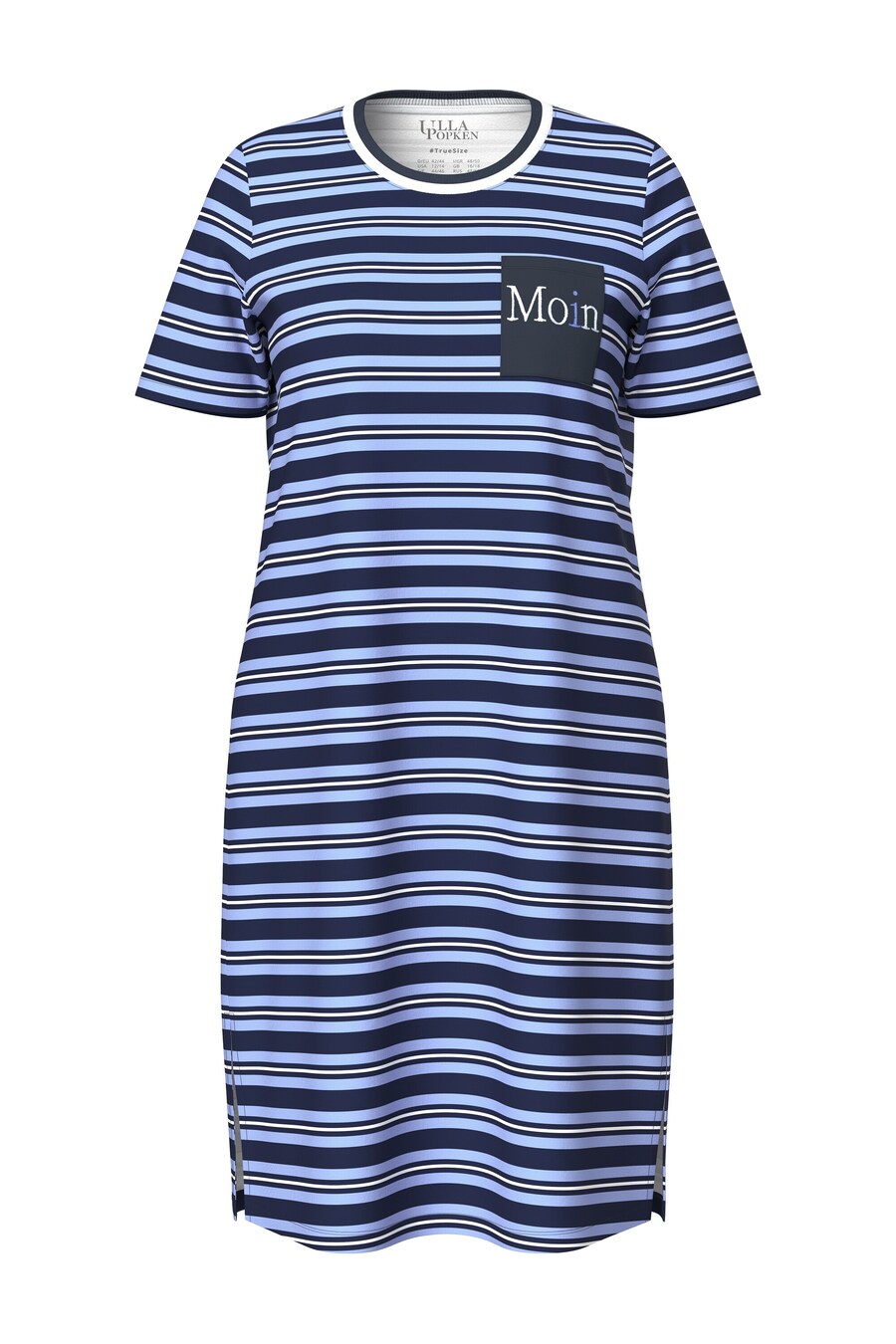 Ночная рубашка Ulla Popken, цвет Night blue/Light blue
Ночная рубашка Ulla Popken, цвет Night blue/Light blue