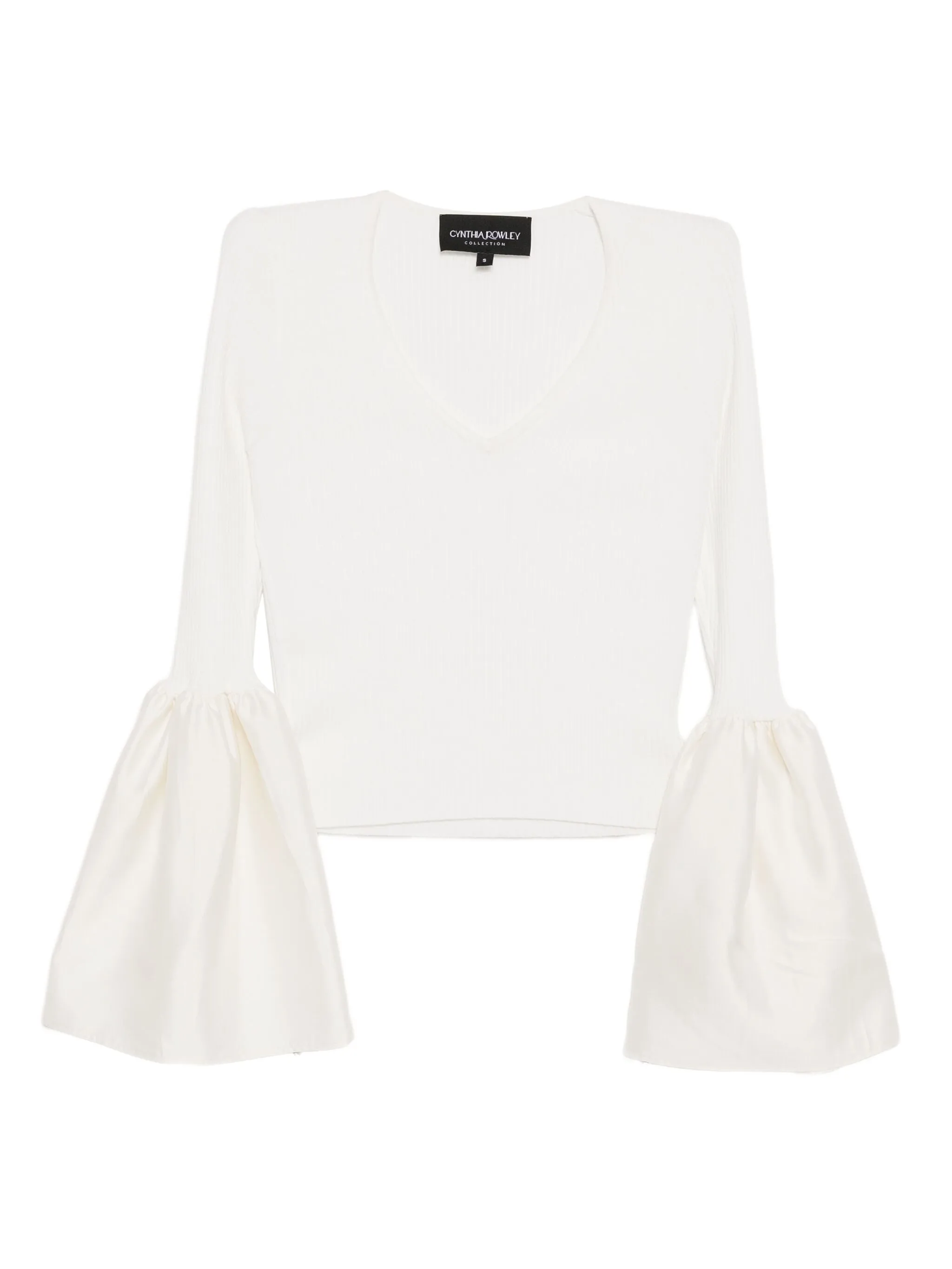 Топ с расклешенными рукавами Cynthia Rowley, белый
Топ с расклешенными рукавами Cynthia Rowley, белый