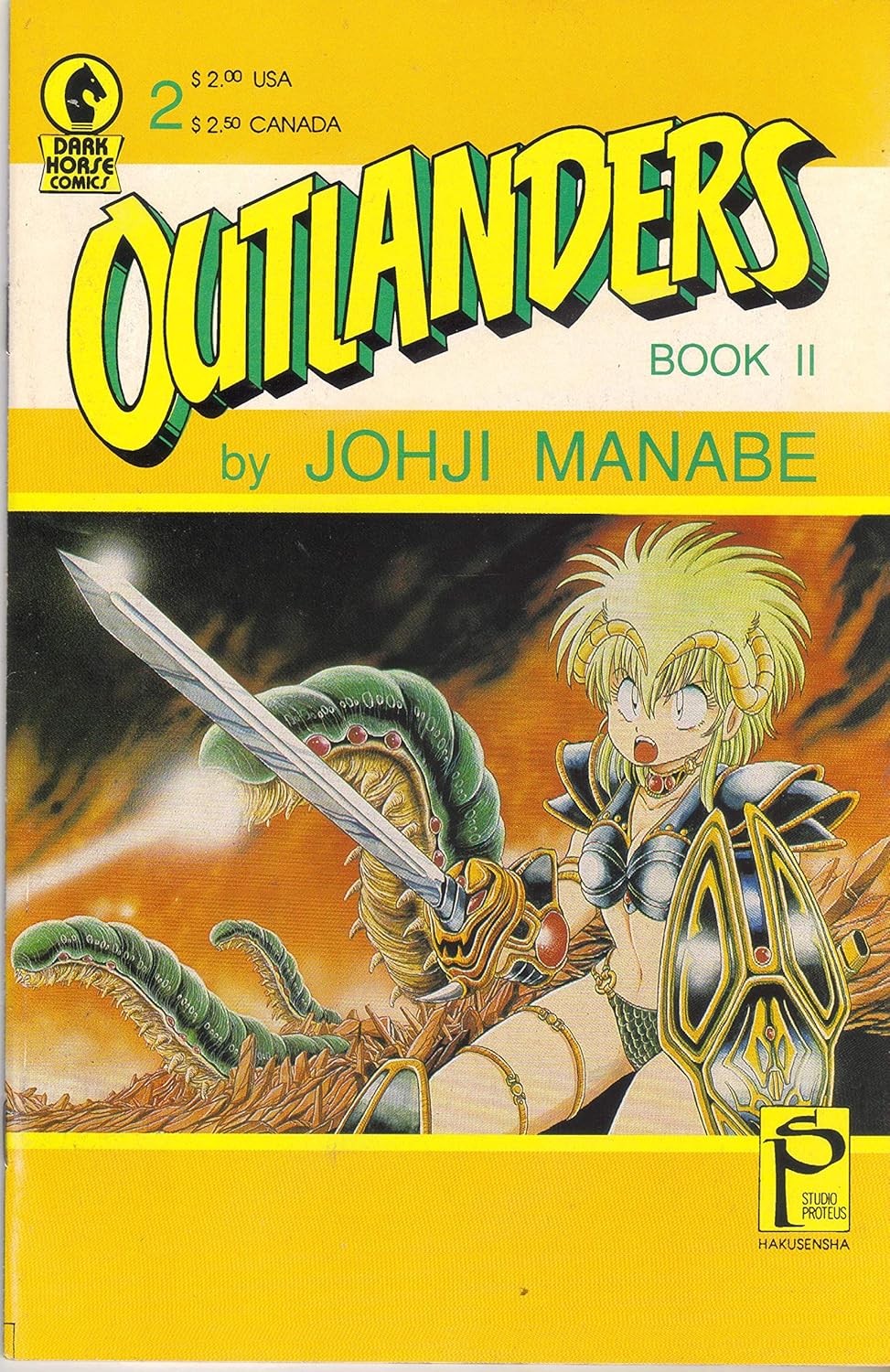 Outlanders, Book 2; Jan. 1989 (Dark Horse Comics)
Outlanders, Book 2; Jan. 1989 (Dark Horse Comics)
