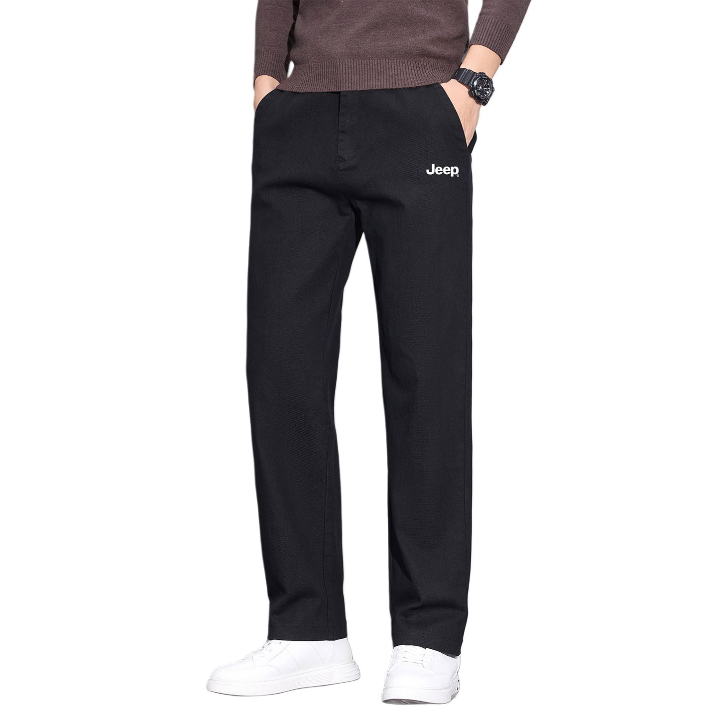 Повседневные брюки Unisex Moderate Straight Fit Jeep, черный
Повседневные брюки Unisex Moderate Straight Fit Jeep, черный