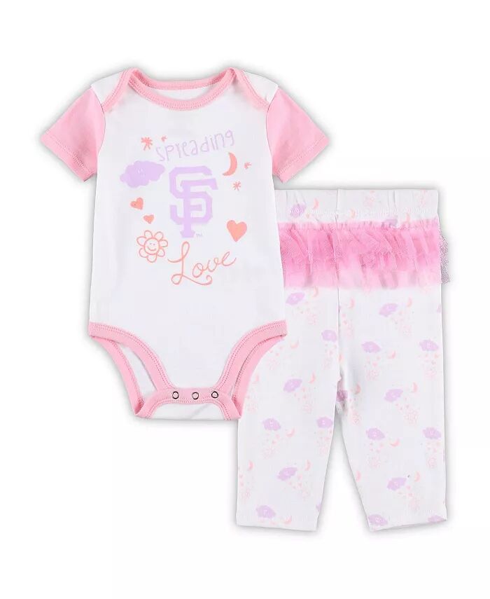Боди и пачка с леггинсами San Francisco Giants Spreading Love для новорожденных и младенцев, мальчиков и девочек, белый и розовый Outerstuff
Боди и пачка с леггинсами San Francisco Giants Spreading Love для новорожденных и младенцев, мальчиков и девочек, белый и розовый Outerstuff