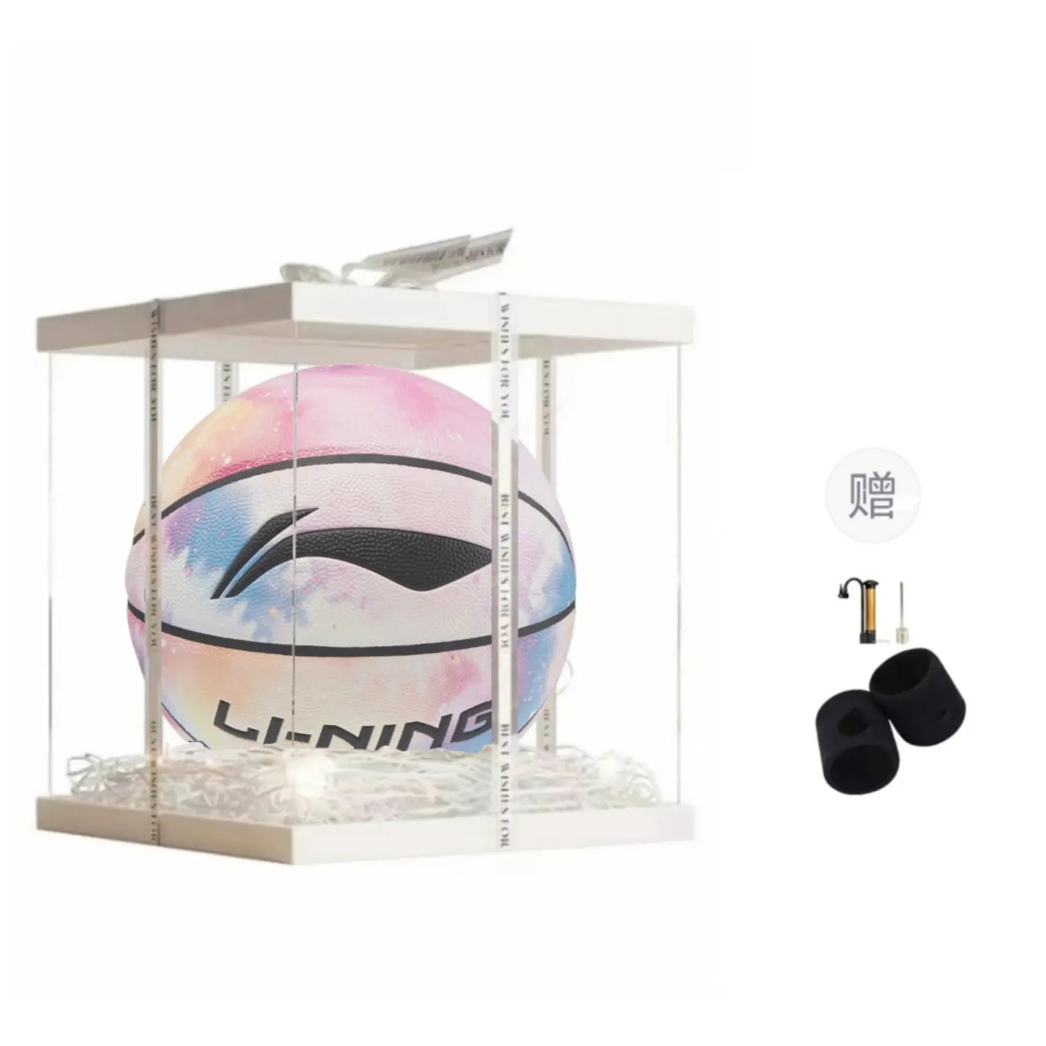 LINING Badfive B8000 PU баскетбольный мяч Pink/Black/Blue размер 7 тренировочный unisex
LINING Badfive B8000 PU баскетбольный мяч Pink/Black/Blue размер 7 тренировочный unisex