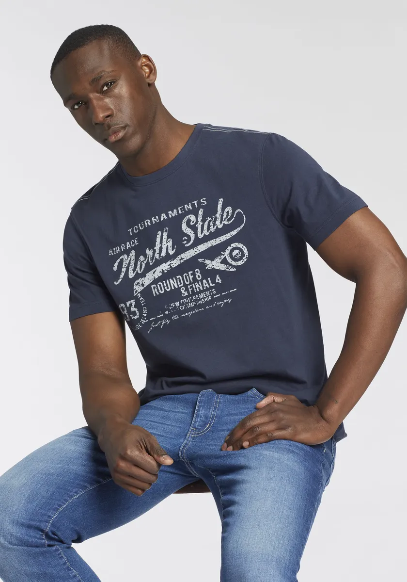 Мужская футболка World с принтом на груди Man'S World, синий
Мужская футболка World с принтом на груди Man'S World, синий