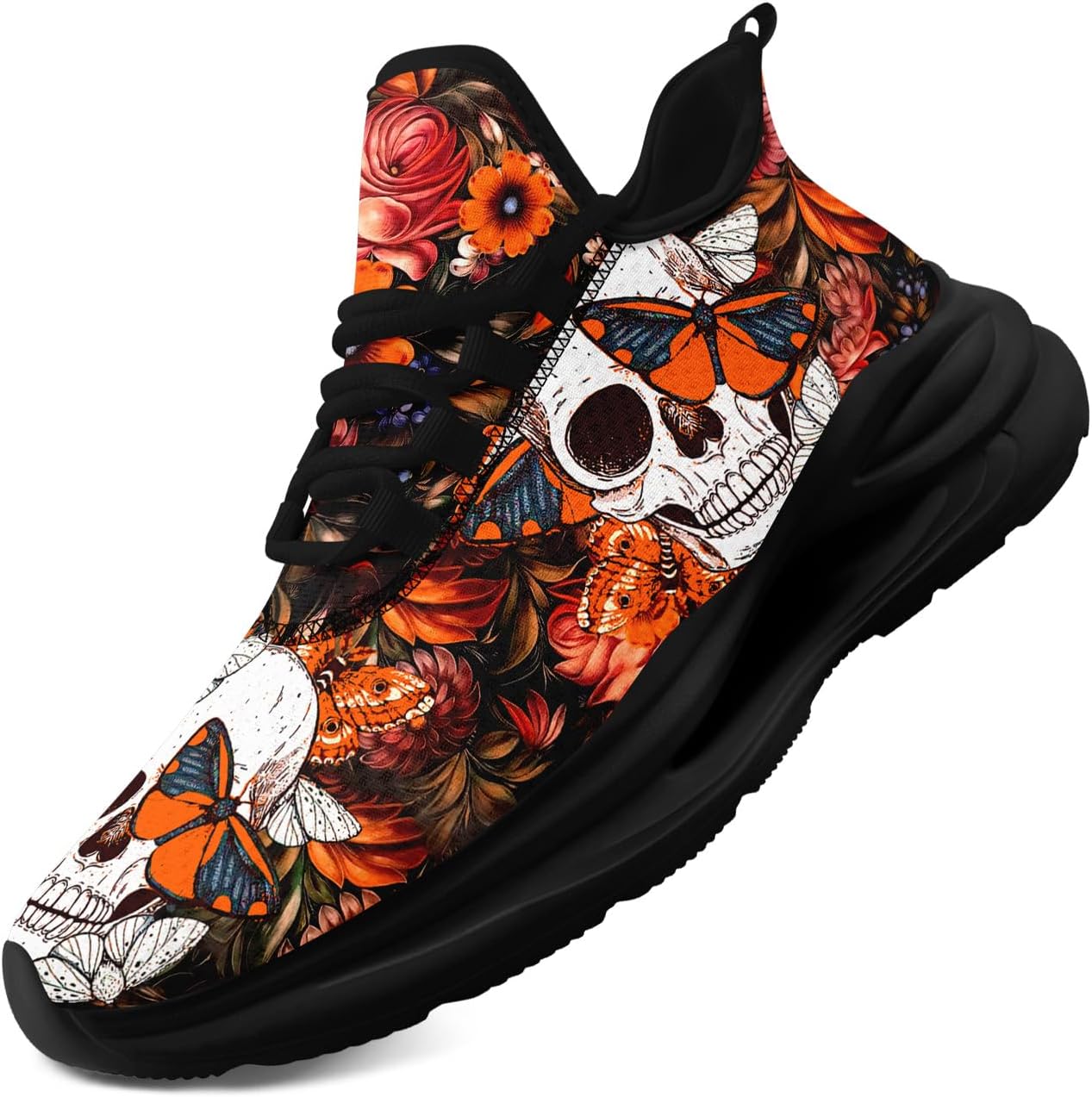 Женские кроссовки с черепом и розой, модные цветочные кроссовки с стильным дизайном, удобные и дышащие, мужские спортивные кроссовки для тренировок и прогулок Coolcustomize, оранжевый
Женские кроссовки с черепом и розой, модные цветочные кроссовки с стильным дизайном, удобные и дышащие, мужские спортивные кроссовки для тренировок и прогулок Coolcustomize, оранжевый