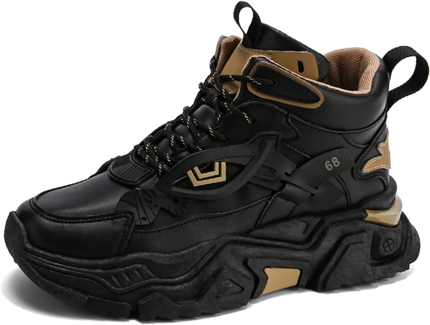 Мужские повседневные спортивные кроссовки для тенниса, работы и прогулок, массивные высокие модные кеды Spwagym, черный/коричневый
Мужские повседневные спортивные кроссовки для тенниса, работы и прогулок, массивные высокие модные кеды Spwagym, черный/коричневый