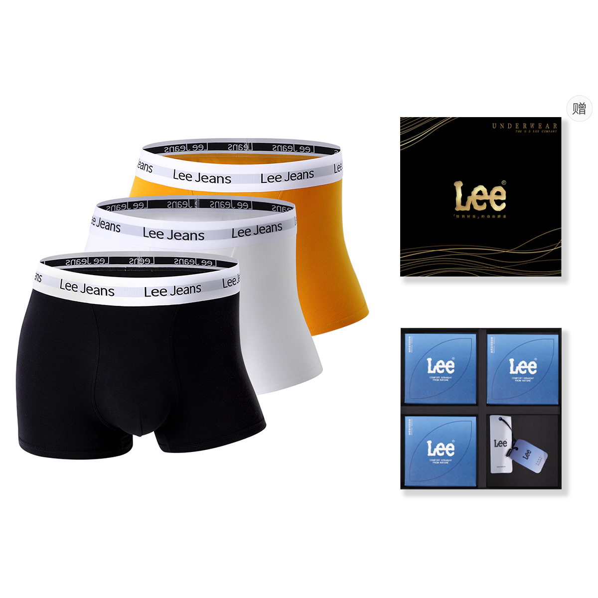 Комплект мужских трусов подарочный набор Lee, Box 3 Pack (черный+белый+оранжевый)
Комплект мужских трусов подарочный набор Lee, Box 3 Pack (черный+белый+оранжевый)