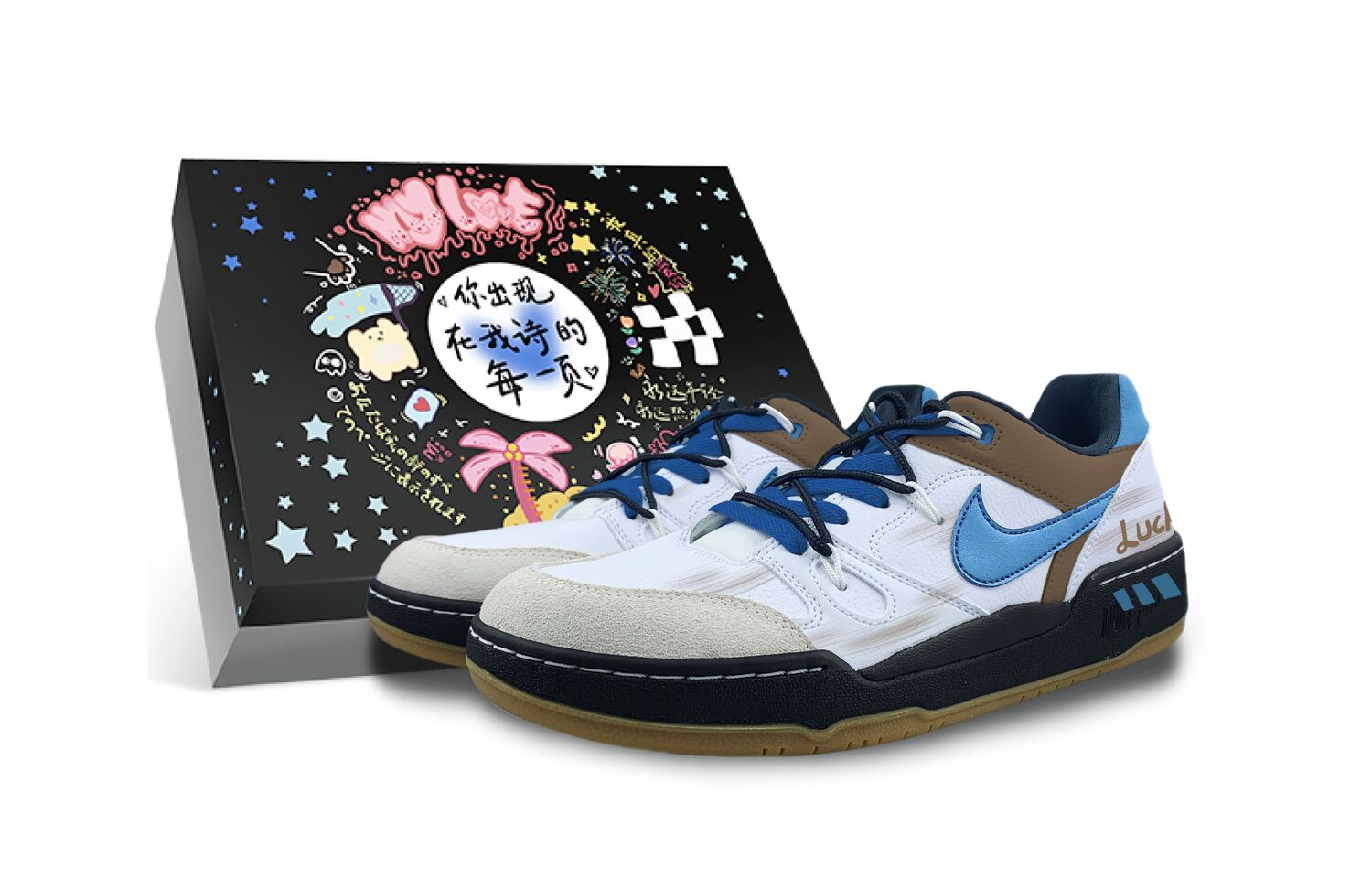 Nike Полноразмерные низкие скейтборд кроссовки мужские white blue brown
Nike Полноразмерные низкие скейтборд кроссовки мужские white blue brown