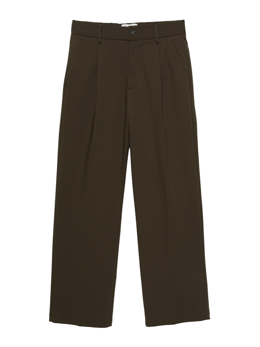 Широкие брюки со складками спереди Pull&Bear, хаки
Широкие брюки со складками спереди Pull&Bear, хаки