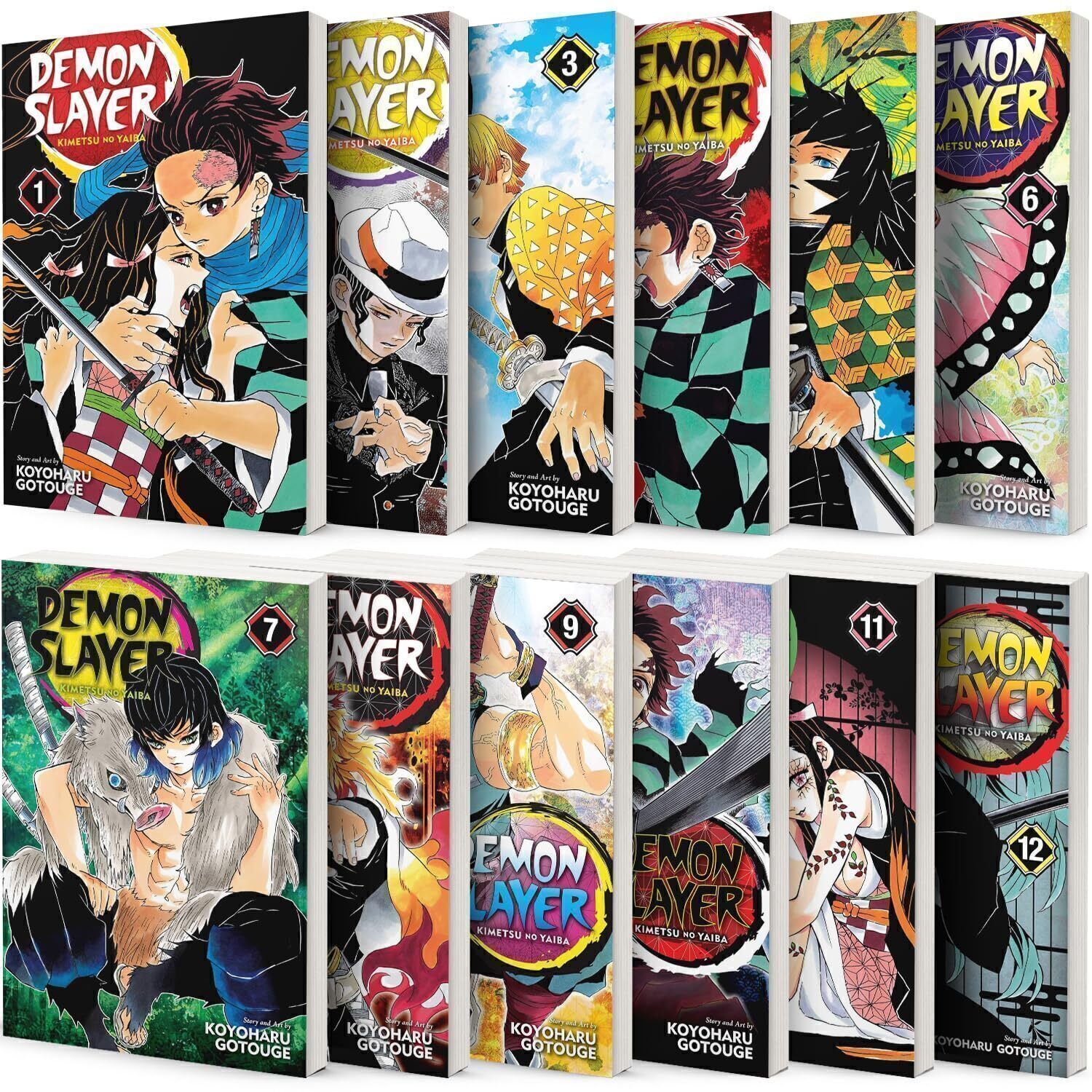 Demon Slayer: Kimetsu no Yaiba Vol (1-12) 12 Books Collection Set (Viz Media)
Demon Slayer: Kimetsu no Yaiba Vol (1-12) 12 Books Collection Set (Viz Media)