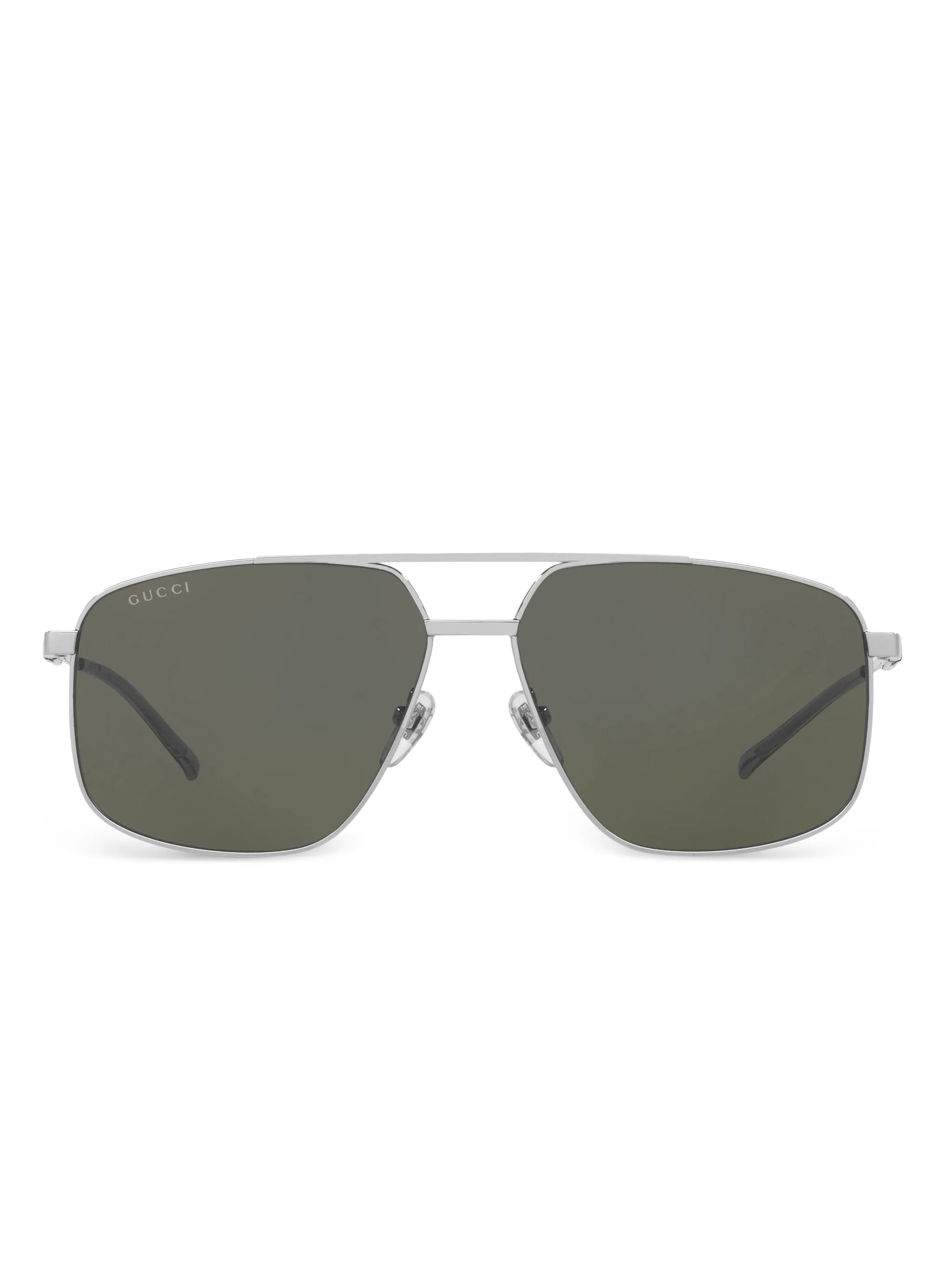 Солнцезащитные очки в массивной оправе Gucci Eyewear, серебристый
Солнцезащитные очки в массивной оправе Gucci Eyewear, серебристый