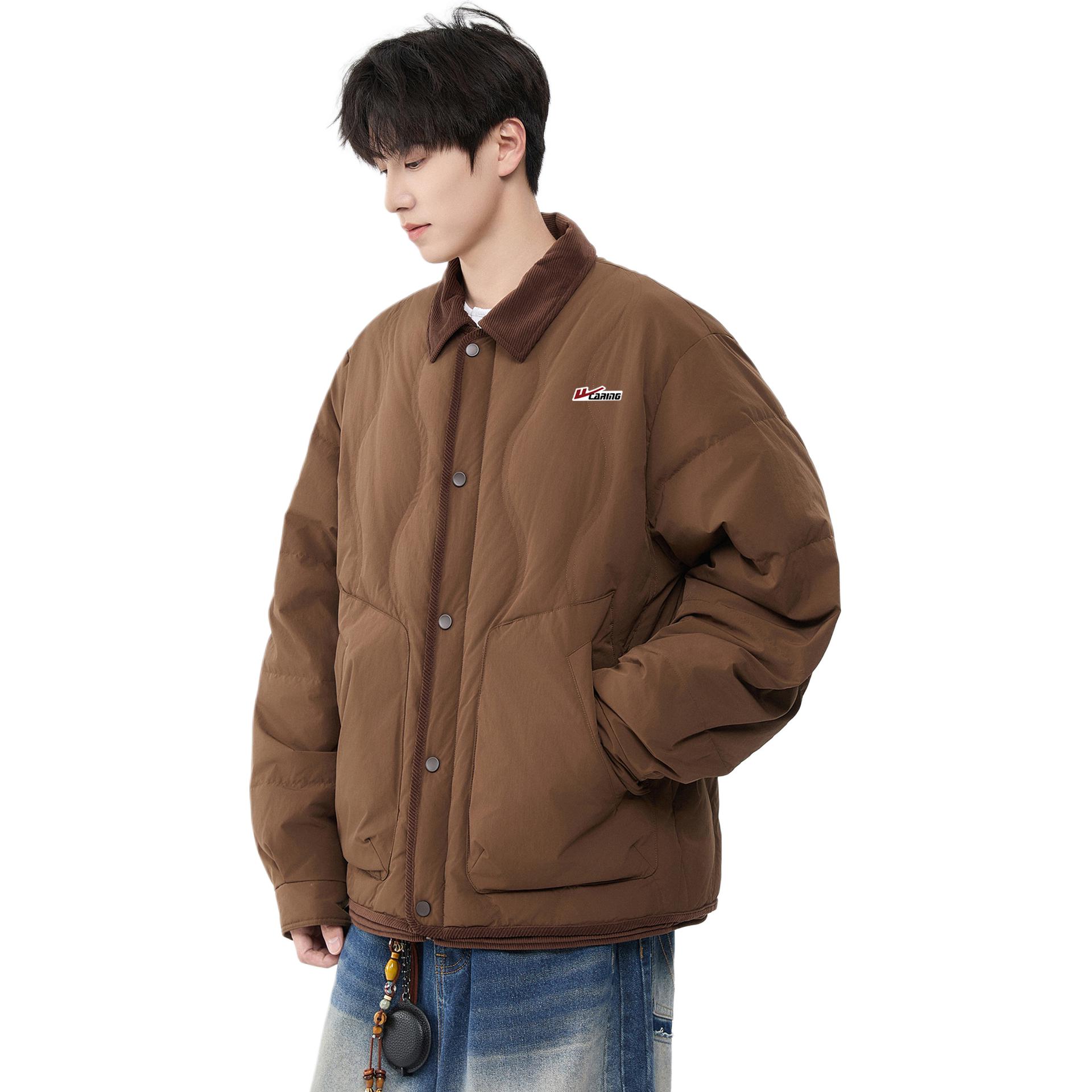 Пуховик Unisex Lapel Lightweight Down Jacket WARRIOR, coffee (90 fleece diy badge)
Пуховик Unisex Lapel Lightweight Down Jacket WARRIOR, coffee (90 fleece diy badge)
