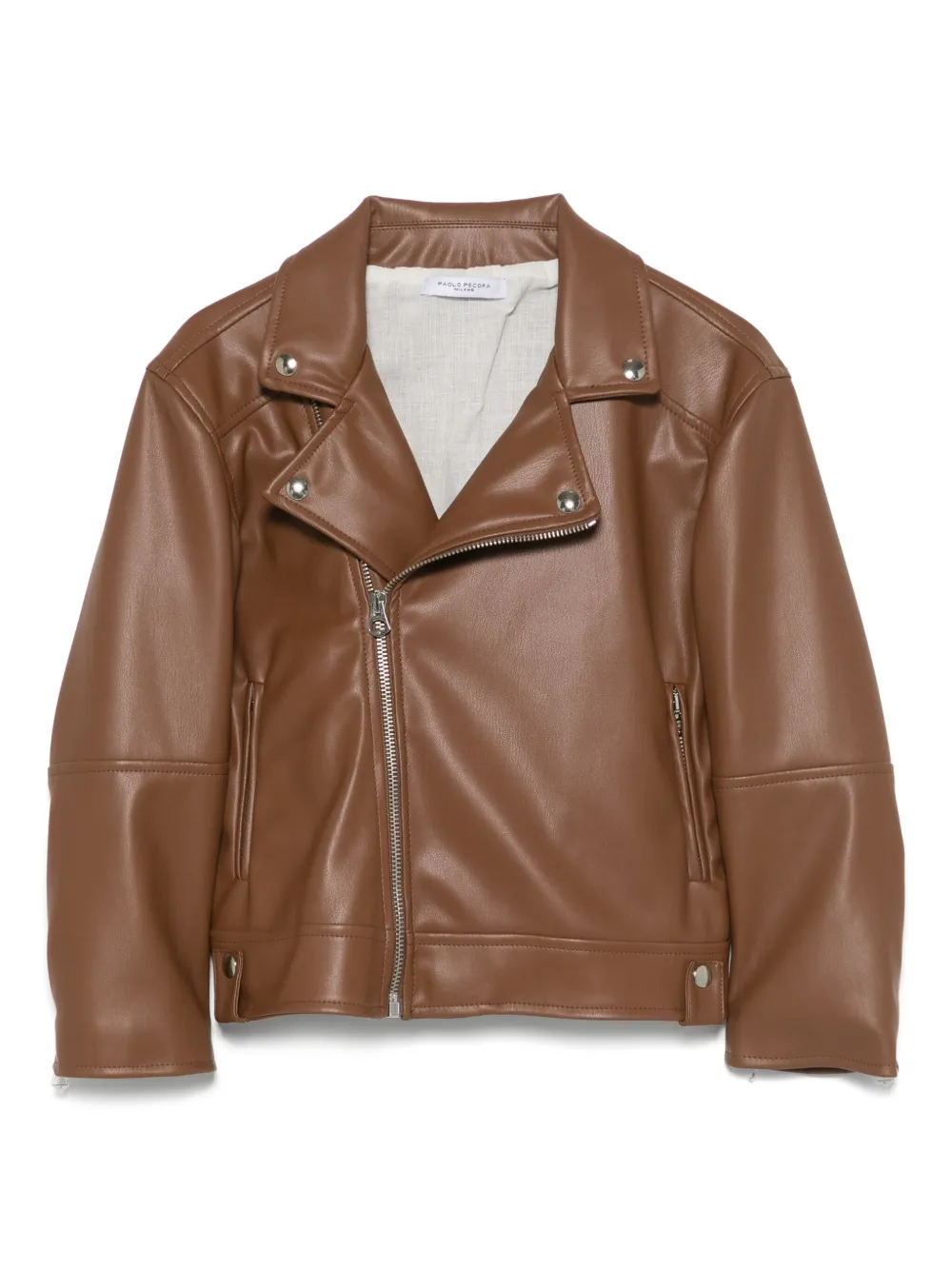 Байкерская куртка Paolo Pecora Kids, коричневый 
Байкерская куртка Paolo Pecora Kids, коричневый