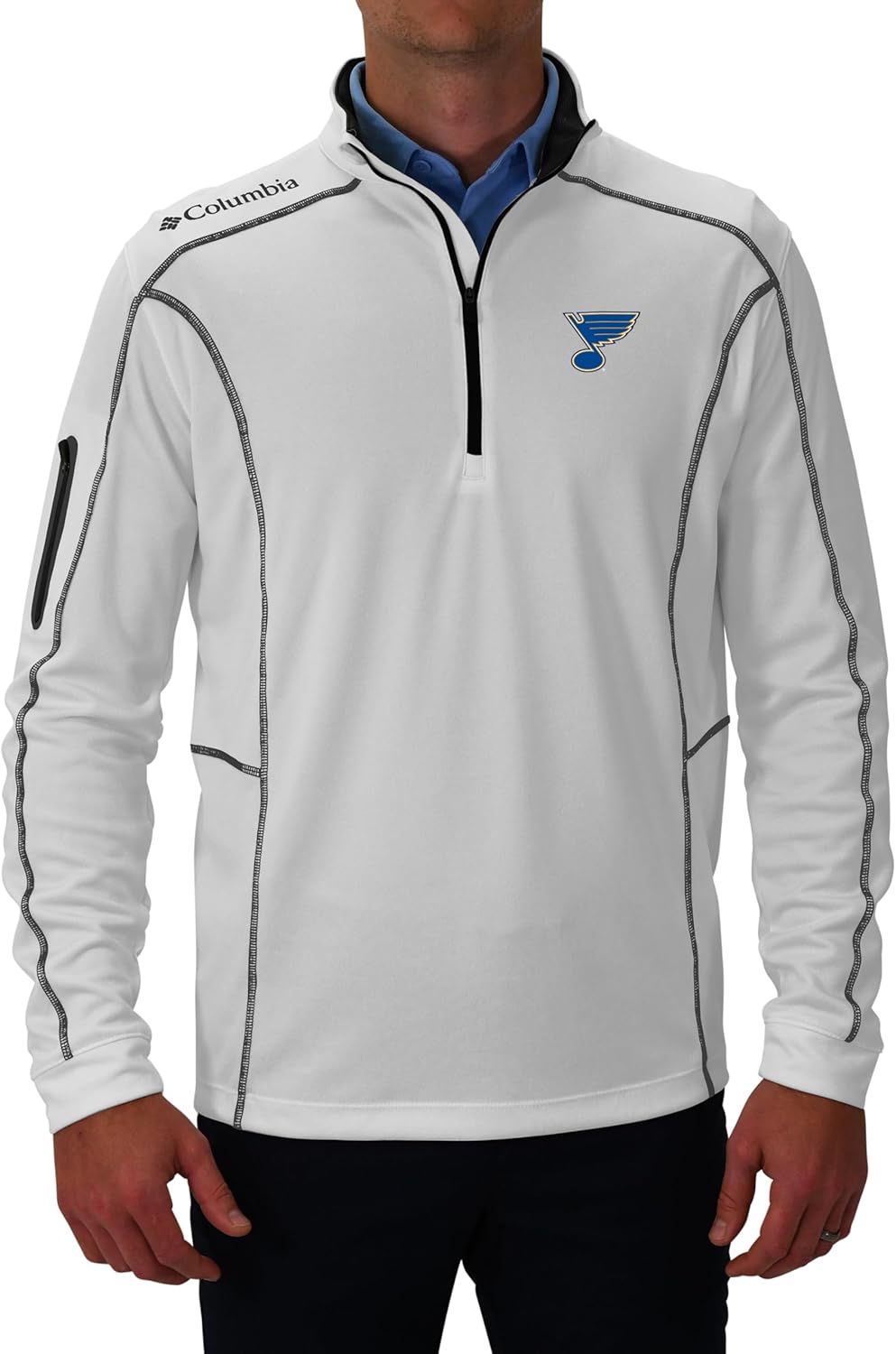 Columbia St. Louis Blues Golf мужская толстовка Shotgun 1/4 Zip, White
Columbia St. Louis Blues Golf мужская толстовка Shotgun 1/4 Zip, White