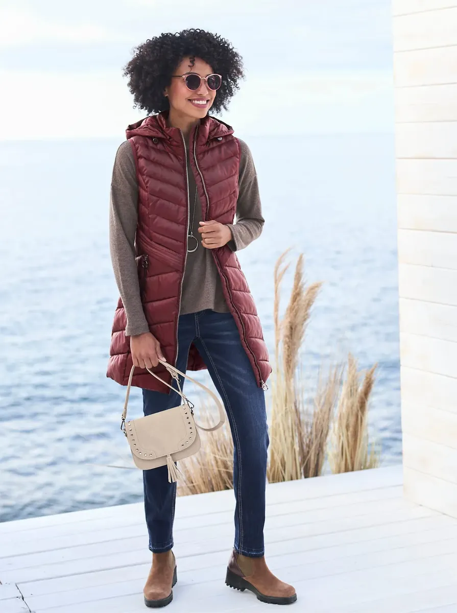 Heine короткий жилет, цвет Burgund
Heine короткий жилет, цвет Burgund