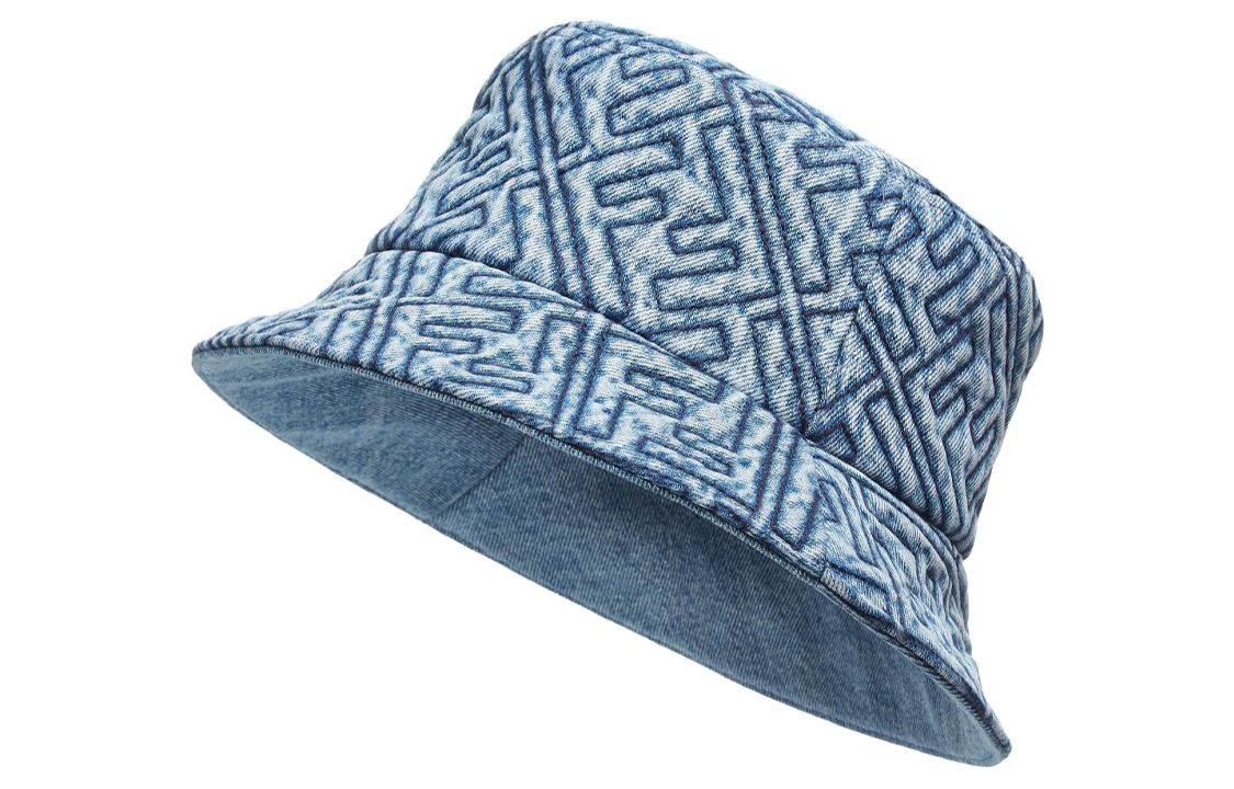 Ff Motif Denim Bucket Hat FENDI, синий
Ff Motif Denim Bucket Hat FENDI, синий