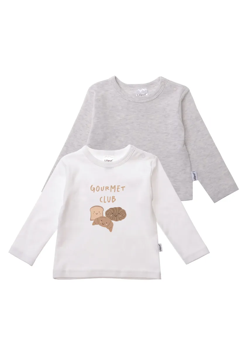 Рубашка Liliput с длинными рукавами "Gourment Club", 2 шт., с кнопками на плече, серый
Рубашка Liliput с длинными рукавами "Gourment Club", 2 шт., с кнопками на плече, серый