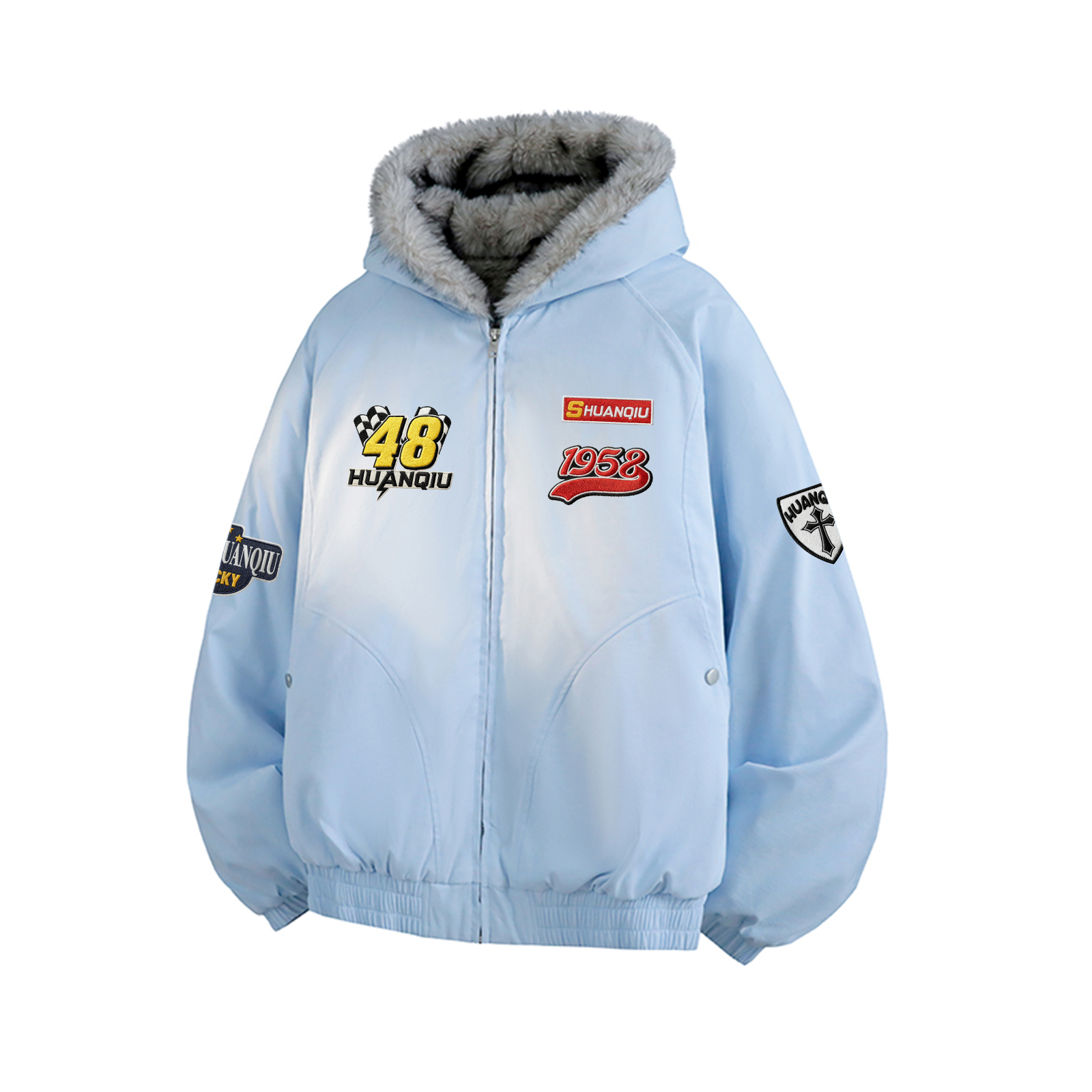 Пуховик Unisex Hooded Thickened HUANQIU, moonсветло-синий
Пуховик Unisex Hooded Thickened HUANQIU, moonсветло-синий