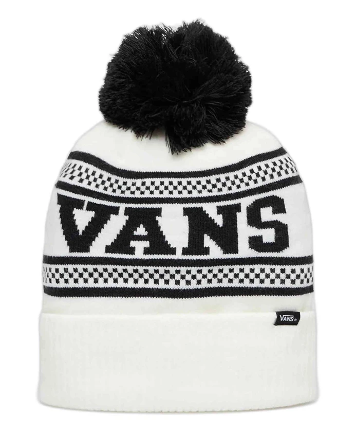 Шапка с клетчатым помпоном Vans, белый
Шапка с клетчатым помпоном Vans, белый