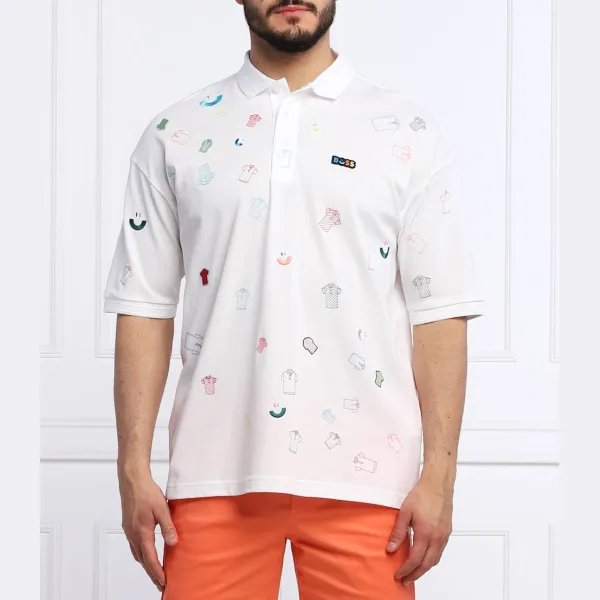 Рубашка поло свободного кроя Paddy Holiday Boss, белый
Рубашка поло свободного кроя Paddy Holiday Boss, белый