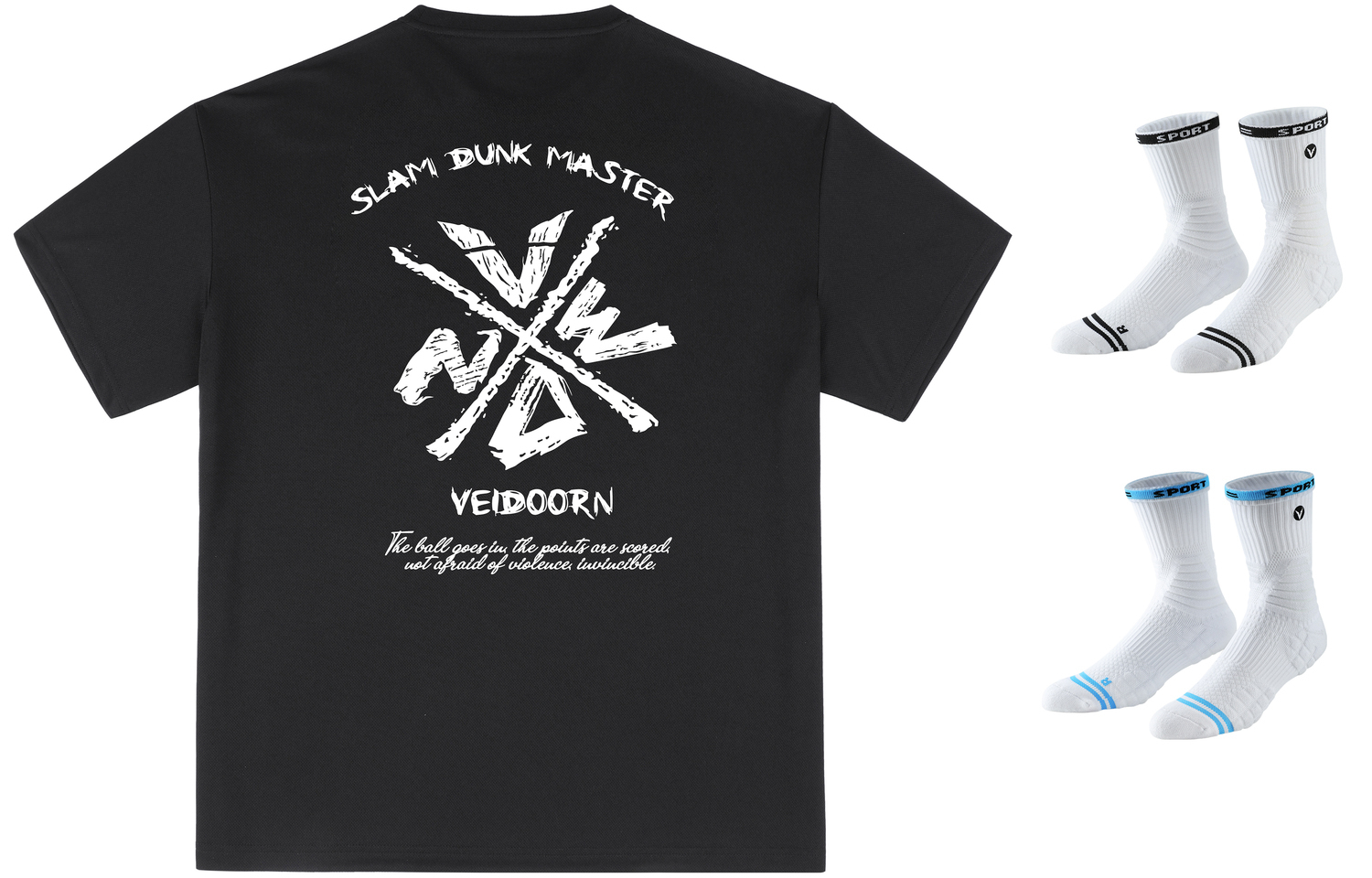 Футболка унисекс VEIDOORN, лава оранжевый + 2 пары баскетбольных носков (случайный цвет)
Футболка унисекс VEIDOORN, лава оранжевый + 2 пары баскетбольных носков (случайный цвет)