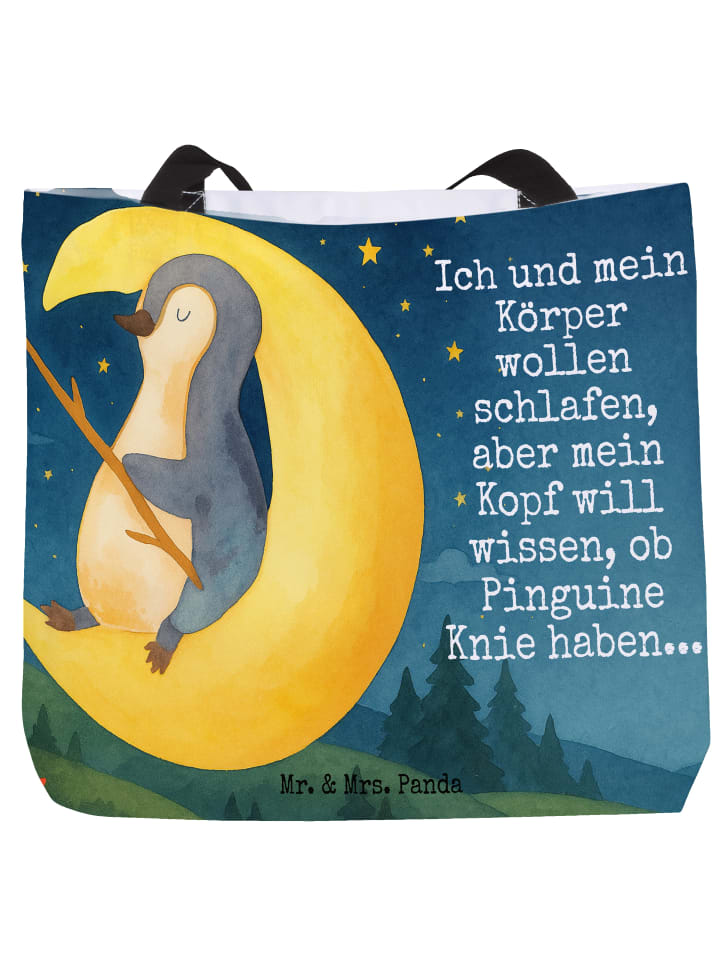 Mr. & Mrs. Panda Сумка-шоппер с изображением пингвина и луны, надписью белого цвета
Mr. & Mrs. Panda Сумка-шоппер с изображением пингвина и луны, надписью белого цвета