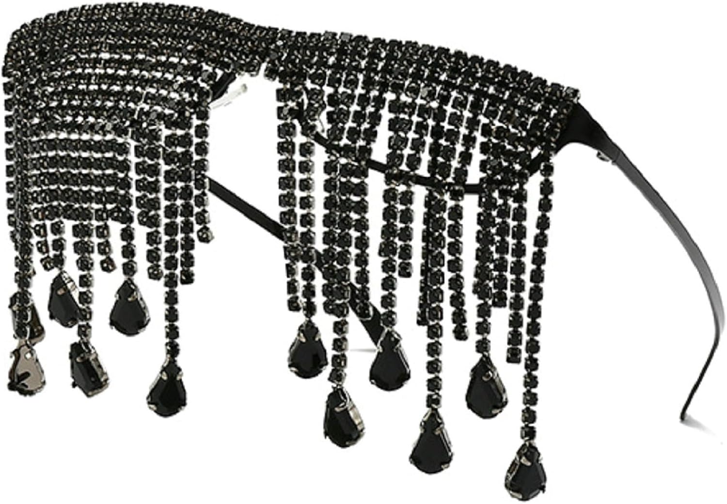 Солнцезащитные очки с плоской верхней частью и кисточками, солнцезащитные очки со стразами, бриллиантовые очки для вечеринок, прямоугольные очки для женщин с защитой от УФ-излучения UV400 mincl, Black
Солнцезащитные очки с плоской верхней частью и кисточками, солнцезащитные очки со стразами, бриллиантовые очки для вечеринок, прямоугольные очки для женщин с защитой от УФ-излучения UV400 mincl, Black