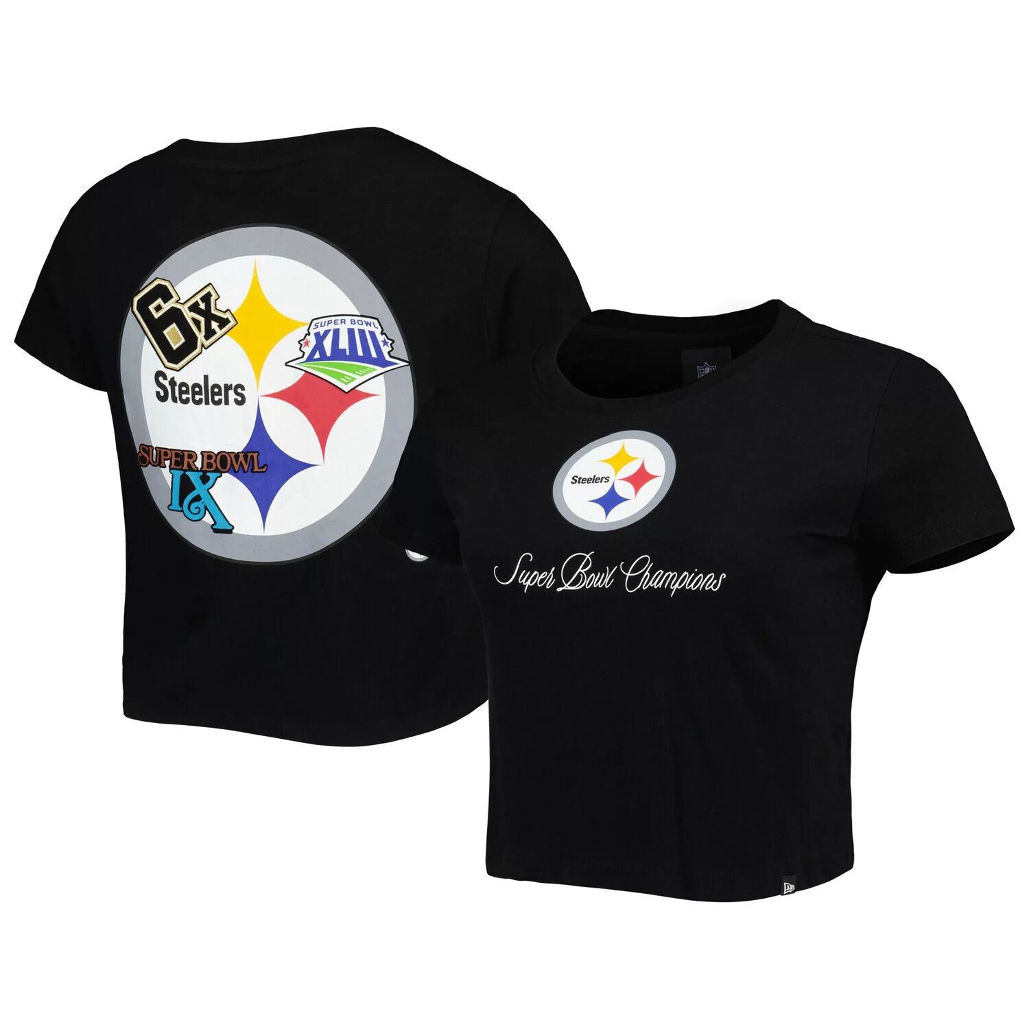 Черная женская футболка New Era Pittsburgh Steelers Historic Champs New Era, Черный, Черная женская футболка New Era Pittsburgh Steelers Historic Champs New Era
Черная женская футболка New Era Pittsburgh Steelers Historic Champs New Era, Черный, Черная женская футболка New Era Pittsburgh Steelers Historic Champs New Era