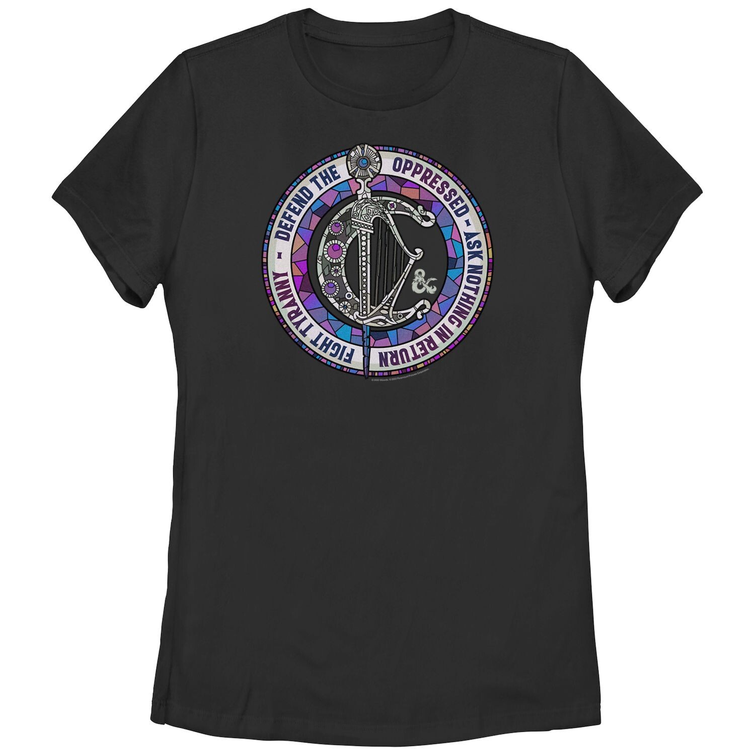 Футболка с изображением витражного значка Dungeons & Dragons для юниоров Licensed Character
Футболка с изображением витражного значка Dungeons & Dragons для юниоров Licensed Character