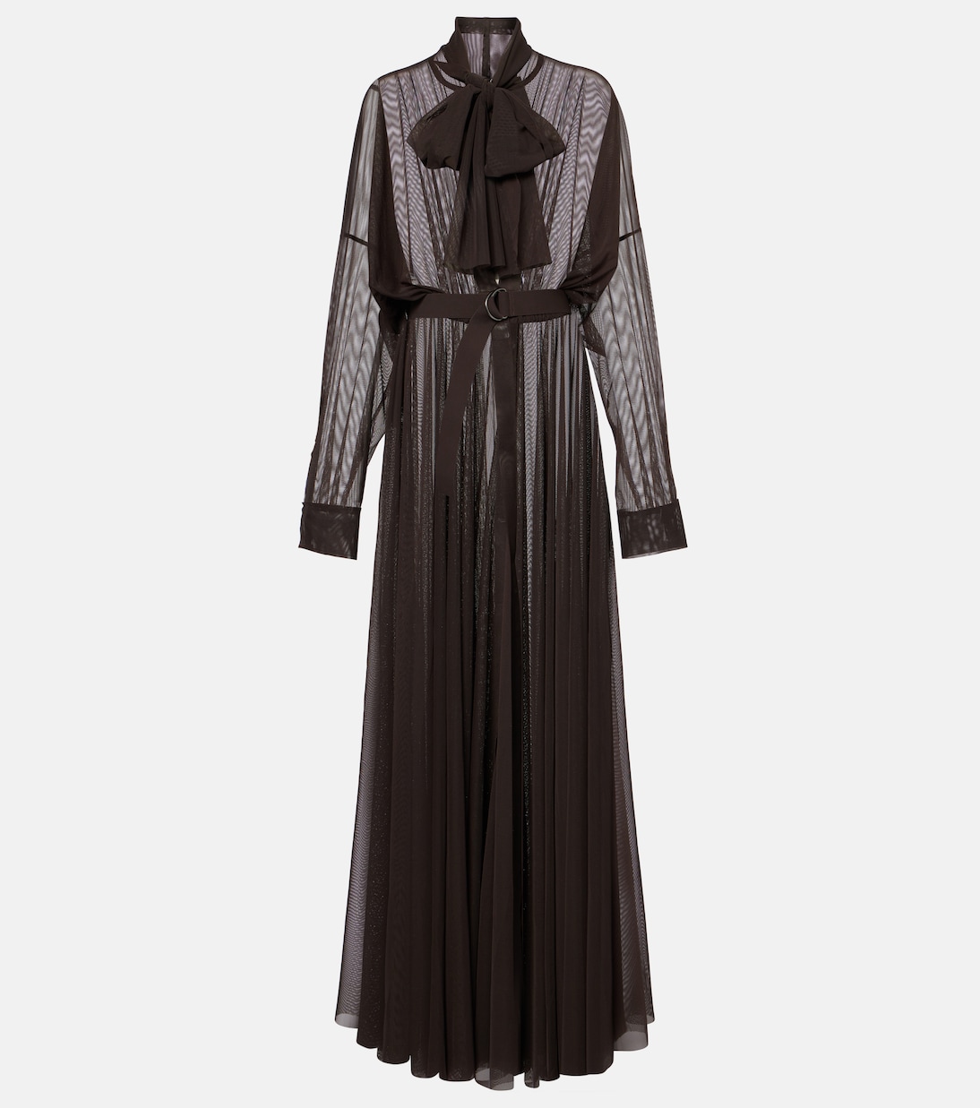 Платье-рубашка из сетки с рукавами-фонариками Norma Kamali, Espresso
Платье-рубашка из сетки с рукавами-фонариками Norma Kamali, Espresso