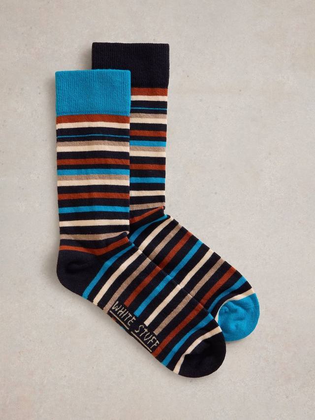 Неподходящие носки White Stuff, синий/разноцветный 
Неподходящие носки White Stuff, синий/разноцветный