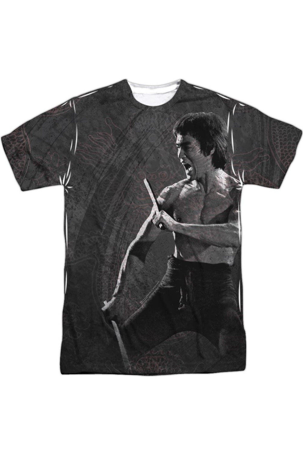 Футболка с коротким рукавом и принтом дракона Брюса Ли для взрослых, 100% полиэстер Gildan, белый
Футболка с коротким рукавом и принтом дракона Брюса Ли для взрослых, 100% полиэстер Gildan, белый