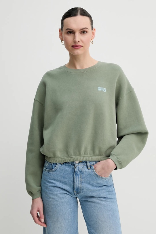 Толстовка American Vintage, зеленый
Толстовка American Vintage, зеленый
