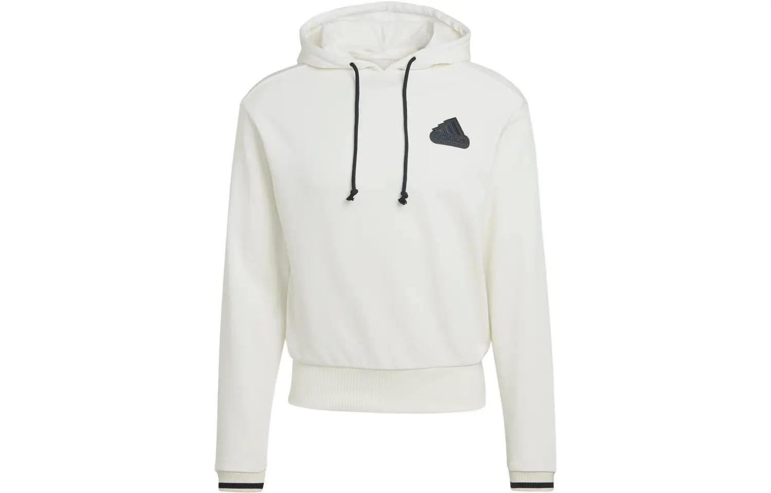 Толстовка унисекс белая Adidas, белый 
Толстовка унисекс белая Adidas, белый