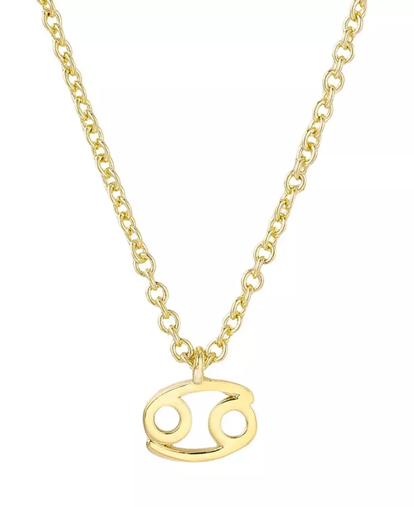 Позолоченное колье со знаком зодиака Adornia, gold-cancer
Позолоченное колье со знаком зодиака Adornia, gold-cancer